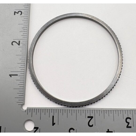 Ann Taylor Loft Metal Bangle Bracelet Black Studded Spike Rhinestone Accents - Picture 2 of 7